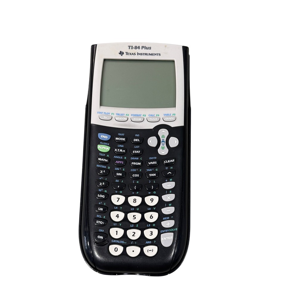 Texas Instruments TI-84 Plus Graphing Calculator Black Silver AS IS Repair